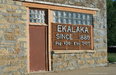 Picture of Carter County museum in the southeast Montana town called Ekalaka, Montana. Image is part of the Ekalaka, Montana Picture Tour.