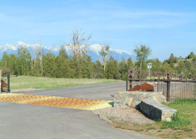 Panorama of the entrance to the National Bison Range near St. Ignatius, Montana. Image is from the Montana National Bison Range Picture Tour