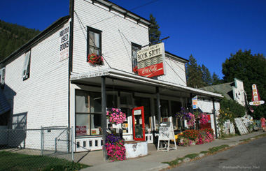 A picture of the famous Book Store in Alberton, Montana. Image is part of the Alberton, Montana Picture Tour.