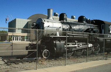 Picture of the Civic Center on Harrison Avenue in Butte, Montana. Image is from the Butte, Montana Picture Tour.