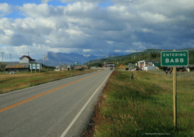 Picture from Highway 89 of Babb, Montana near Glacier National Park. Image is part of the Glacier National Park Picture Tour.