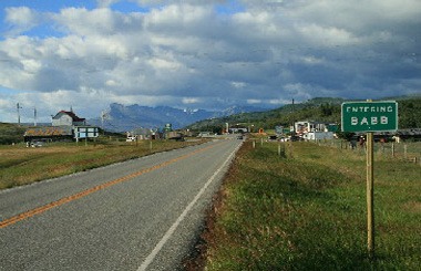 Picture from Highway 89 of Babb, Montana near Glacier National Park. Image is part of the Glacier National Park Picture Tour.