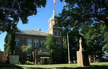 Picture of the Ravalli County Museum in Hamilton, Montana. Image is part of the Hamilton Montana Picture Tour.
