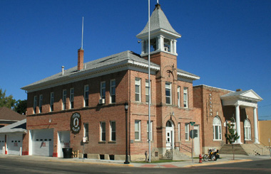 Picture of Hamilton Montana Fire Department building.