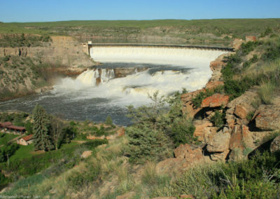 Picture of the "Great Falls of the Missouri" in Great Falls, Montana.