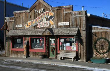 Picture of Latigo & Lace Store in Augusta, Montana. Image is from the Augusta, Montana Picture Tour.