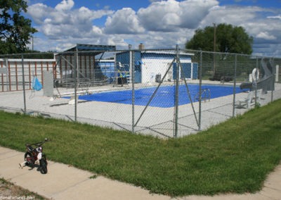 June picture of the Denton, Montana community pool. Image is from the Denton Montana Picture Tour.