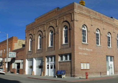 January picture of the Dillon City Hall in Dillon, Montana. Image is from the Dillon, Montana Picture Tour.