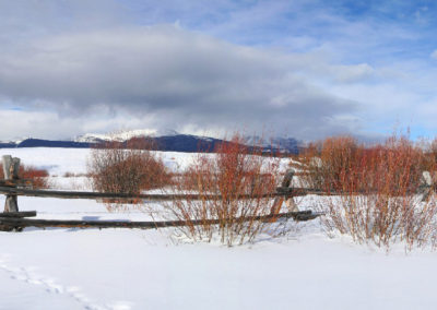 December panorama of the foot of the Pintler Mountains and the Mount Haggin WMA. Image is from the Mount Haggin WMA Picture Tour.