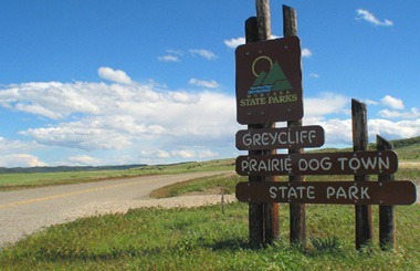 June picture of the Prairie Dog State Park near Reed Point, Montana. Image is from the Reed Point, Montana Picture Tour.