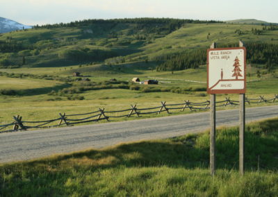 Picture of the Mule Ranch SE of Anaconda, Montana. Image is from the Mount Haggin WMA Picture Tour.