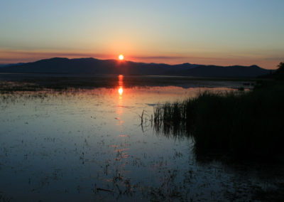 July picture of Sunrise over Red Rock Lake in SW Montana’s Centennial Valley. Image is from the SW Montana Centennial Valley Backcountry Tour.