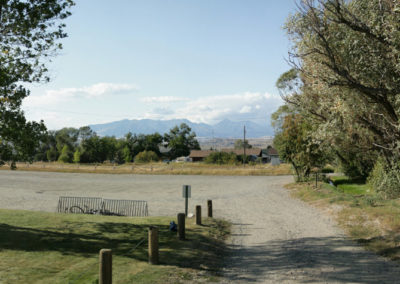 September panorama of the Crazy Mountains north of Big Timber, Montana. Image is from the Big Timber, Montana Picture Tour.