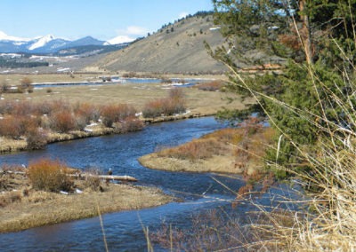 March panorama of the Big Hole National River from Highway 43 near Wise River Image is from the Wise River, Montana Picture Tour.