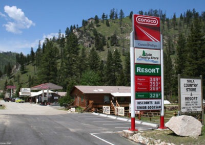 June picture of the Sula Country Store and Resort in Sula, Montana. Image is from the Sula, Montana Picture Tour.