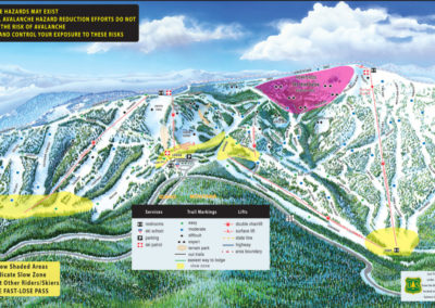 Map of the Lost Trail Ski Area in SW Montana. Image is from the Gibbons Pass Picture Tour.