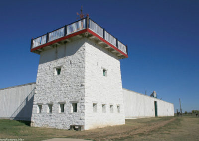 September picture of the Southwest corner of Fort Union on the Missouri River. near Fairview, Montana. Image is from the Fort Union Trading Post National Historic Site Picture Tour.