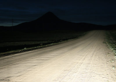 Late night June picture of the Gold Butte near Whitlash Montana. Image is from the Sweet Grass Hills Montana Picture Tour.