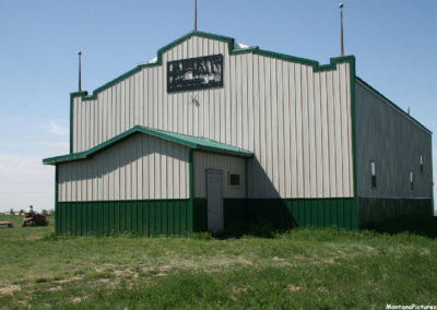 June 2018 Picture of the updated Community center in Whitlash Montana. Image is from the Sweet Grass Hills Montana Picture Tour.