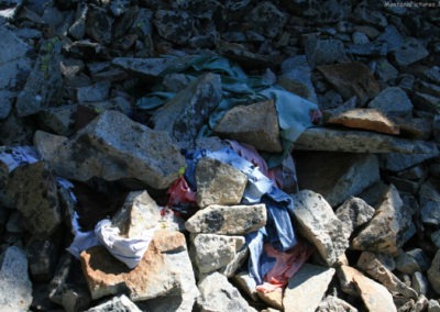 June picture of offerings on the summit of East Butte in the Sweet Grass Hills. Image is from the Sweet Grass Hills Montana Picture Tour.