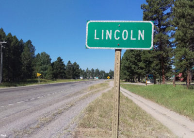 July picture of the Lincoln sign on Highway 200. Image is from the Lincoln Montana Picture Tour.