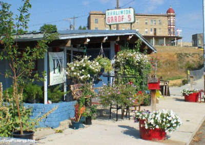 September picture of the flower shop in Harlowton, Montana. Image is from the Harlowton Montana Picture Tour.