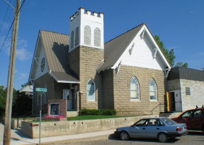 September picture of the Weselyan Church in Harlowton, Montana. Image is from the Harlowton Montana Picture Tour.