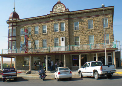 September picture of the Graves Hotel in Harlowton, Montana. Image is from the Harlowton Montana Picture Tour.