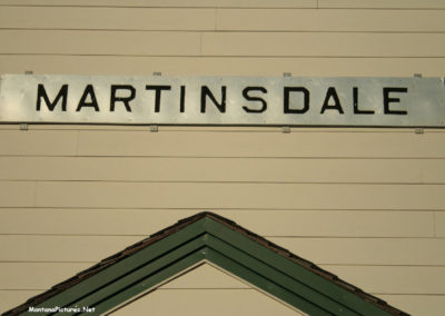 June picture of the old Martinsdale Railroad Depot Sign. Image is from the Martinsdale and Lennep Town Montana Picture Tour.
