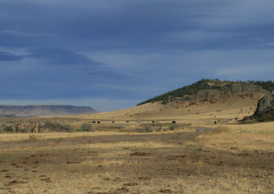 October picture of Square Butte from the Crown Butte trail head. Image is from the Crown Butte Preserve & Simms Montana Picture Tour.