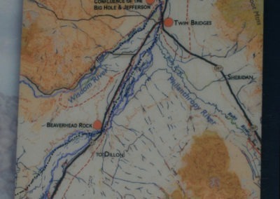 July picture of a map of the Jefferson Valley. Image is from the Whitehall Montana Picture Tour.