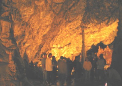 August picture of a Cave Chamber at the Lewis & Clark Caverns State Park east of Whitehall, Montana. Image is from the Whitehall Montana Picture Tour.