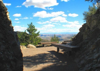 August picture of the view from the Cave Entrance at the Lewis & Clark Caverns State Park east of Whitehall, Montana. Image is from the Whitehall Montana Picture Tour.