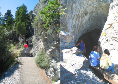 August picture of the Cave Entrance at the Lewis & Clark Caverns State Park east of Whitehall, Montana. Image is from the Whitehall Montana Picture Tour.