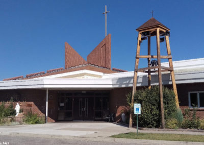 September picture of St. Teresa Of Avila Church in Whitehall, Montana. Image is from the Whitehall Montana Picture Tour.