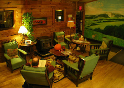 October picture of the Boulder Hot Springs Meeting Room. Image is from the Boulder Montana Picture Tour.