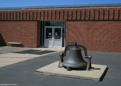 July picture Geraldine Montana High School Antique Bell. Image is from the Geraldine and Square Butte Montana Picture Tour.