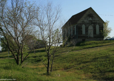 A June picture of an old abandoned church in Westby, Montana. Image is from the Westby Montana Picture Tour.