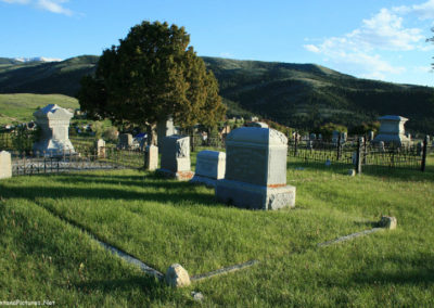 June picture of the Greenhorn Mountains south of Virginia City, Montana. Image is from the Virginia City, Montana Picture Tour.