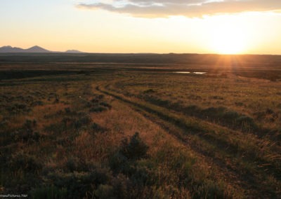 June picture of Sunrise in the Charles M Russell National Wildlife Refuge. Image is from the James Kipp Recreation Area Picture Tour.