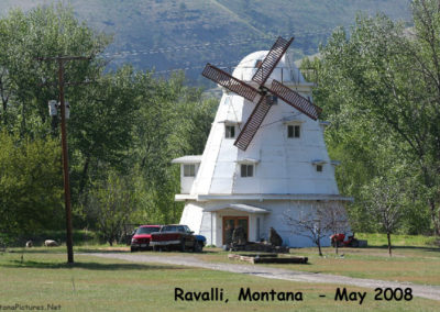 Picture of A “TeePee Burner” North of Ravalli, Montana that was converted into a home. Image is from the Lincoln, Montana Picture Tour.