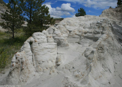 June picture of the pillow like sedimentary rock near the Crooked Creek Campground. Image is from the Fort Peck Lake Montana Picture Tour.