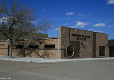May picture of the Northern Phone Co-Op building in Sunburst Montana. Image is from the Sunburst Montana Picture Tour.