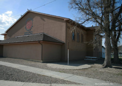 May picture of the Sunburst Elementary School Gymnasium. Image is from the Sunburst Montana Picture Tour.