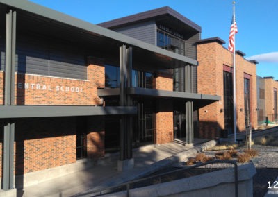 December picture of the newly constructed Central Elementary School Helena Montana. Image is from the Helena Montana Winter Picture Tour.