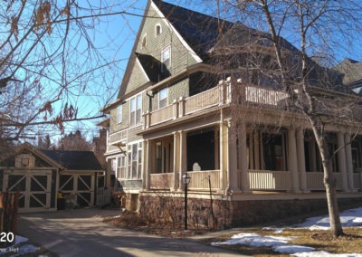 March picture of a Residence in the Helena Montana Mansion District. Image is from the Helena Montana Winter Picture Tour.