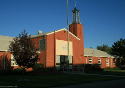 July picture of the LDS Church in Shelby. Image is from the Shelby Montana Picture Tour.