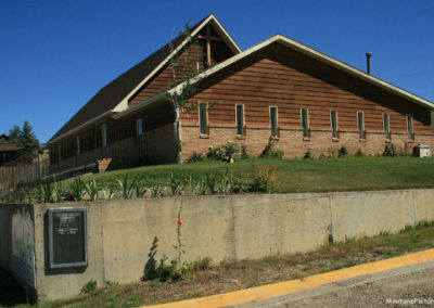 July picture of the Shelby New Life Church. Image is from the Shelby Montana Picture Tour.