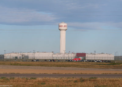 July picture of the Crossroads Correctional Center west of Shelby. Image is from the Shelby Montana Picture Tour.