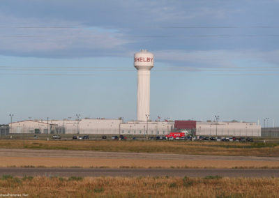 July picture of the Crossroads Correctional Center west of Shelby. Image is from the Shelby Montana Picture Tour.